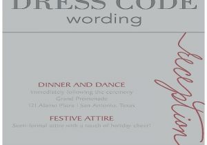 Dress Code Wording for Party Invitations Invitation Wording Semi formal Choice Image Invitation