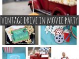 Drive In Movie Birthday Party Invitations Vintage Drive In Movie Party Pretty My Party
