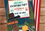 Drive In Movie Party Invitations Drive In Movie Party Invitation Drive In Party
