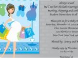 Drop In Baby Shower Invitations Shop until You Drop Baby Shower Invitation
