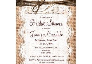 Drop In Bridal Shower Invitation Wording 25 Best Ideas About Burlap Bridal Showers On Pinterest