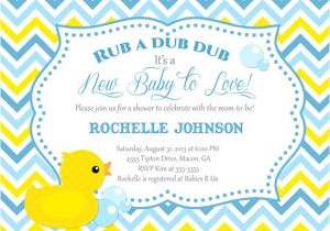 Duck Baby Shower Invitation Templates Rubber Duck Baby Shower Invitations