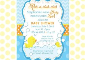 Duck Baby Shower Invitation Templates Rubber Ducky Baby Shower Invitations