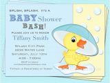 Duck Baby Shower Invitations Boy Duck Baby Shower Invitation Baby Boy Girl Printable Design