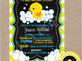 Duck Baby Shower Invitations Boy Rubber Duck Baby Shower Invitation Rubber by thecolorfulscoot