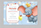 Dumbo Birthday Party Invitations Dumbo Birthday Invitation by Designsbycassiecm On Etsy