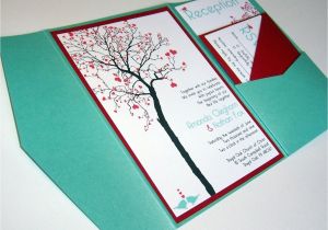 Dyi Wedding Invitations Wedding Invitation Diy Pocketfold Heart Tree Printable