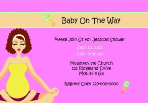 E Invite for Baby Shower Baby Shower E Invites