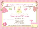 E Invite for Baby Shower Baby Shower Invitations for Girl Baby Clothes Pink and Yellow
