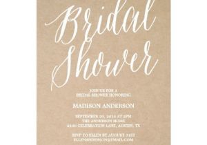 E Invites Bridal Shower Modern Script Bridal Shower Invitation