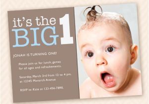 E Invites for First Birthday Custom First Birthday Party Invitation for Boy or Girl
