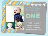 E Invites for First Birthday First 1st Birthday Invitations Boy Modern First by