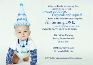 E Invites for First Birthday First Birthday Invitation Wording with Baptism and First