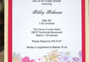 Easy to Make Baby Shower Invitations Baby Shower Invitations How to Make Baby Shower