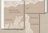 Ebay Wedding Invitations 100 Personalized Custom Rustic Vintage Lace Wedding