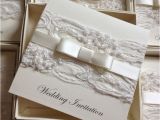Ebay Wedding Invitations New Personalised Handmade Luxury Vintage Lace Bespoke