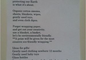 Eco Friendly Baby Shower Invitations Eco Friendly Baby Shower Invitation Poem Baby Shower