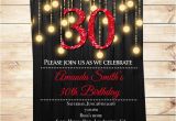 Editable 30th Birthday Invitations Instant Download Printable 30th Birthday Invitations