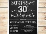 Editable 30th Birthday Invitations Surprise 30th Birthday Invitations for Him Mens 30th