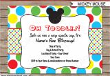 Editable Mickey Mouse Birthday Invitation Template Mickey Mouse Party Invitations Template Birthday Party