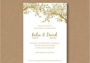 Editable Wedding Invitation Template Diy Editable and Printable Wedding Invitation Template