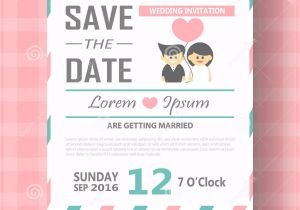 Editable Wedding Invitation Template Wedding Invitation Card Template Vector Illustration
