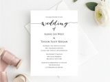 Editable Wedding Invitation Template Wedding Invitation Printable Template Wedding Templates