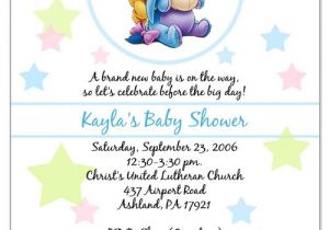 Eeyore Baby Shower Invitations Baby Shower Invitations