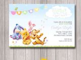 Eeyore Baby Shower Invitations Printable Custom Baby Shower Invitation Winnie the Pooh