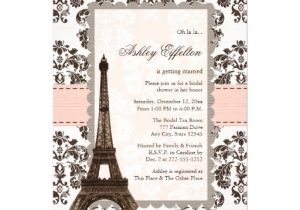 Eiffel tower Bridal Shower Invitations Parisian Eiffel tower Bridal Shower Invitations 5 Quot X 7