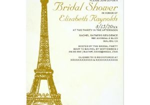 Eiffel tower Bridal Shower Invitations Vintage Eiffel tower Bridal Shower Invitations Zazzle