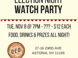 Election Party Invitations Beyond Voting Election 2016 In astoria Lic and