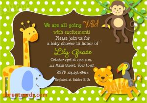 Electronic Baby Shower Invites Electronic Baby Shower Invites Safari Jungle Animals Baby