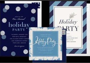 Electronic Christmas Party Invitations Email Online Holiday Party Invitations that Wow