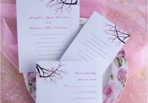 Elegant Affordable Wedding Invitations Spring themed Wedding Invitations