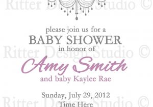Elegant Baby Shower Invitations for Girls Elegant Baby Shower Invitation by Ritterdesignstudio On Etsy