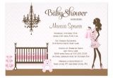 Elegant Baby Shower Invitations for Girls Pink Elegant Nursery Baby Girl Shower Invitation 5 Quot X 7