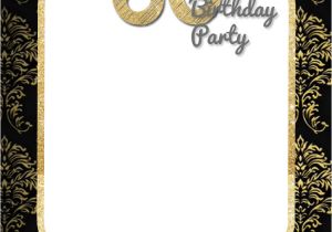 Elegant Birthday Invitation Free Template Free Printable 60th Birthday Invitations Template