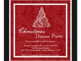 Elegant Christmas Dinner Party Invitations Elegant Holiday Christmas Dinner Party Invitation 5 25