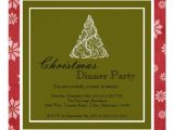 Elegant Christmas Dinner Party Invitations Elegant Holiday Christmas Dinner Party Invitation