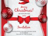 Elegant Christmas Party Invitation Template Free Download Christmas Invitation Templates Cyberuse