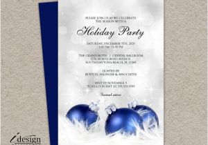 Elegant Christmas Party Invitations Free Elegant Holiday Party Invitation Diy by Idesignstationery