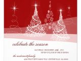 Elegant Christmas Party Invitations Free Elegant Red White Holiday Christmas Party 5 25 Quot Square