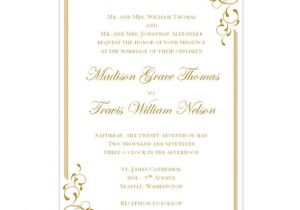 Elegant Gold Wedding Invitation Template Elegance Wedding Invitation Gold Wedding Template Shop