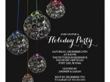 Elegant Holiday Party Invitation Template Elegant Christmas Ball Holiday Party Invitation Zazzle