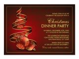 Elegant Holiday Party Invitation Template Elegant Christmas Dinner Party Invitation Template