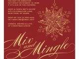 Elegant Holiday Party Invitation Template Elegant Mix Mingle Holiday Party Invitation Zazzle Com