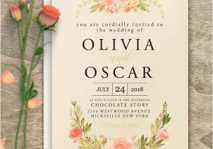 Elegant Wedding Invitation Card Template 30 Elegant Wedding Invitations Free Psd Vector Ai Ep