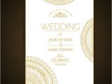 Elegant Wedding Invitation Designs Free Elegant Wedding Invitation Template Vector Free Download