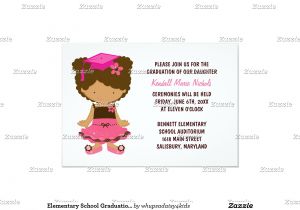 Elementary School Graduation Invitations Elementary School Graduation Announcements 3 5 Quot X 5